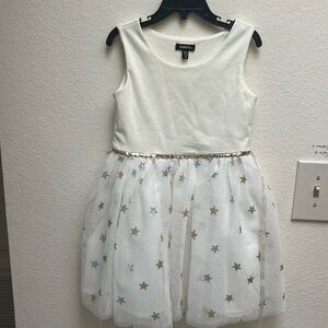 Zunie golden silver star dress